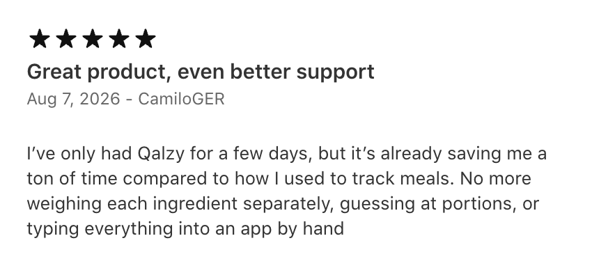 Five-star review from CamiloGER: Great product, even better support